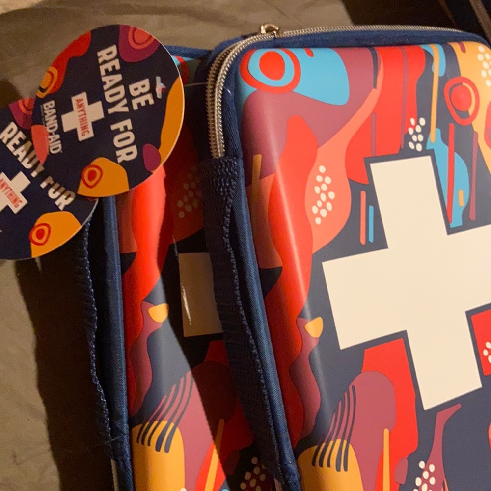 Set of 2 NEW empty BANDAID BRAND FIRST AID KIT BAG